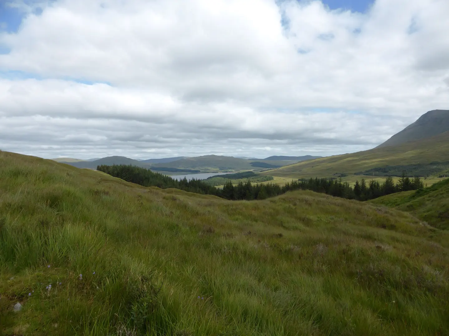 The West Highland Way between Tyndrum and Bridge of Orchy